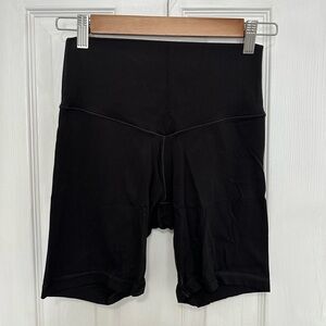 aerie black biker shorts